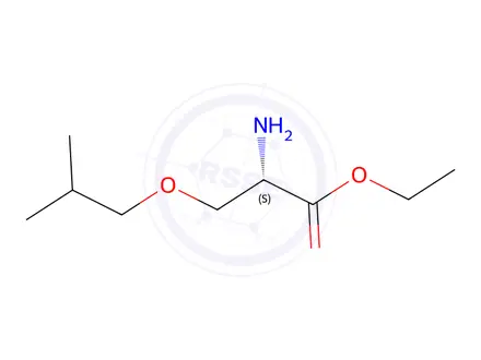 Chemical structure of Ethyl o-isobutylserinate