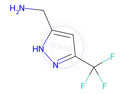 Chemical structure of (5-(Trifluoromethyl)-1H-pyrazol-3-yl)methanamine dihydrochloride
