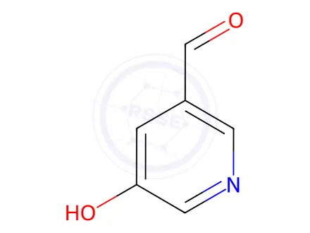 Chemical structure of 5-Hydroxy-pyridine-3-carbaldehyde