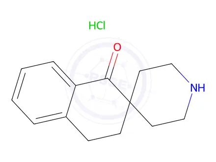 Chemical structure of 3,4-Dihydro-1H-spiro[naphthalene-2,4'-piperidin]-1-onehydrochloride