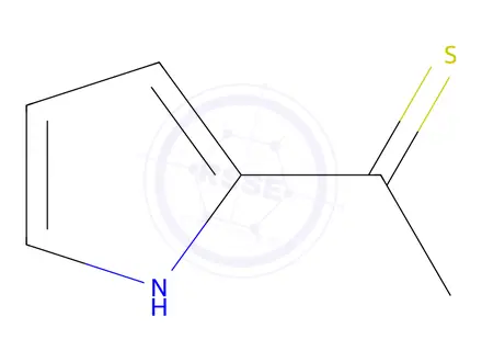 Chemical structure of Ethanethione, 1-(1H-pyrrol-2-yl)-(9CI)