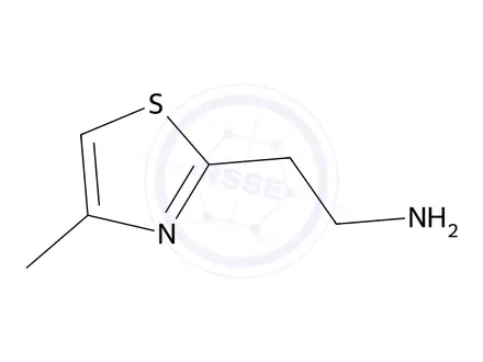 Chemical structure of [2-(4-methyl-1,3-thiazol-2-yl)ethyl]amine dihydrochloride