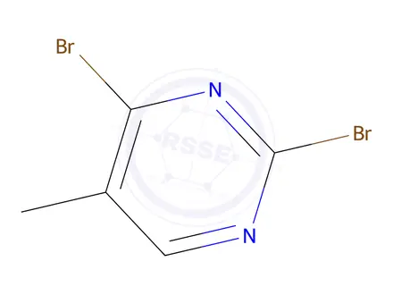 Chemical structure of 2,4-Dibromo-5-methylpyrimidine