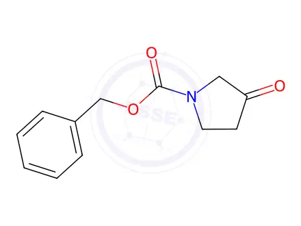Chemical structure of Benzyl 3-oxopyrrolidine-1-carboxylate