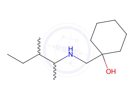 Chemical structure of 1-(((3-Methylpentan-2-yl)amino)methyl)cyclohexan-1-ol