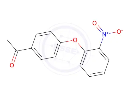 Chemical structure of 1-(4-(2-NITROPHENOXY)PHENYL)ETHANONE