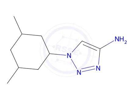 Chemical structure of 1-(3,5-Dimethylcyclohexyl)-1h-1,2,3-triazol-4-amine