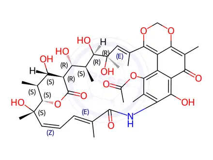 Chemical structure of 16-Hydroxystreptovaricinoic acid 20,17-lactone