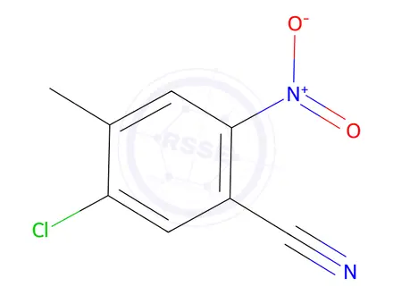 Chemical structure of 5-Chloro-4-methyl-2-nitrobenzonitrile