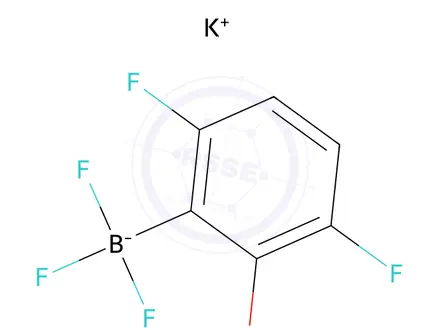 Chemical structure of Potassium (3,6-difluoro-2-hydroxyphenyl)trifluoroborate