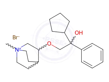 Chemical structure of Bencycloquidium Bromide