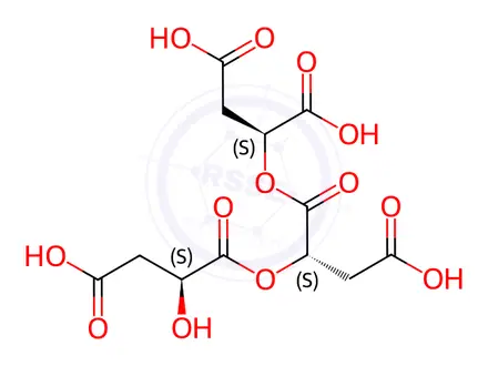 Chemical structure of Malic Acid Impurity 39