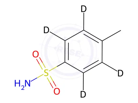 Chemical structure of 4-Tolyl-d4-sulfonamide