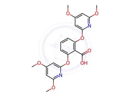 Chemical structure of Bispyribac Impurity 63