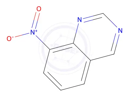 Chemical structure of 8-Nitroquinazoline