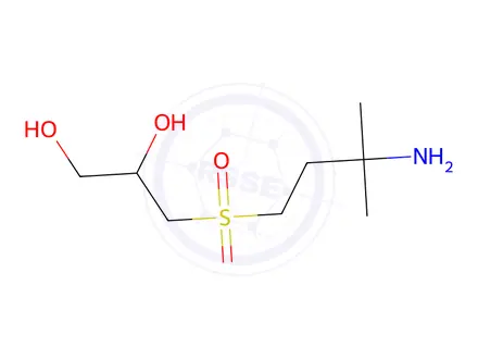 Chemical structure of 3-((3-Amino-3-methylbutyl)sulfonyl)propane-1,2-diol