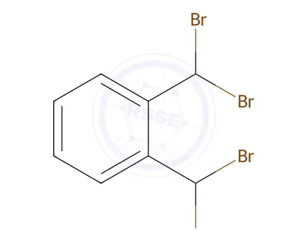 Chemical structure of α,α,α′,α′-Tetrabromo-o-xylene