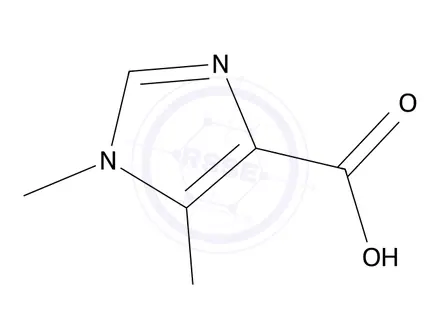 Chemical structure of 5-Bromo-1-methyl-1H-imidazole-4-carboxylic acid