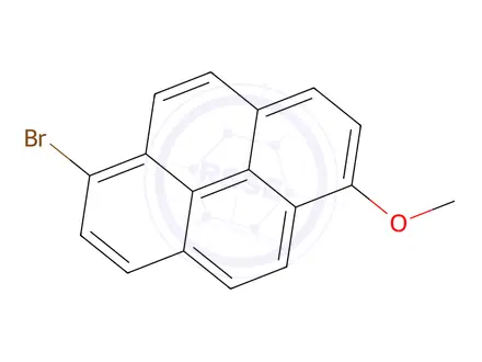 Chemical structure of 1-bromo-6-methoxypyrene