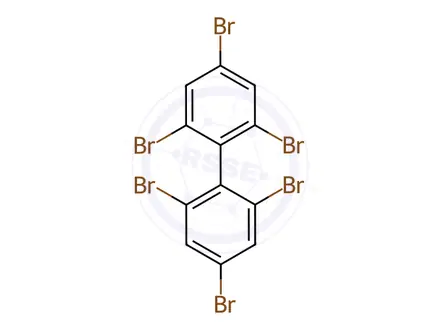 Chemical structure of PBB 155