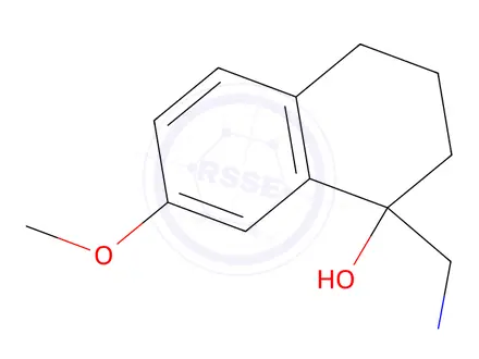 Chemical structure of 1-(Aminomethyl)-7-methoxy-1,2,3,4-tetrahydronaphthalen-1-ol