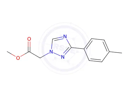 Chemical structure of Methyl 2-(3-(p-tolyl)-1H-1,2,4-triazol-1-yl)acetate