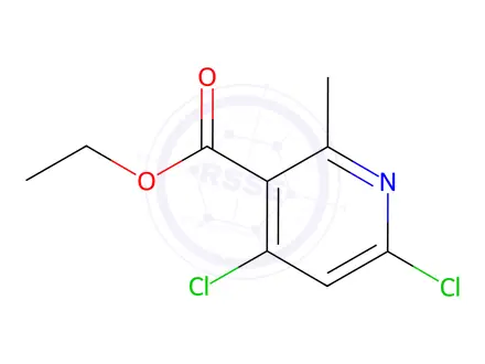 Chemical structure of Ethyl 4,6-dichloro-2-methylnicotinate