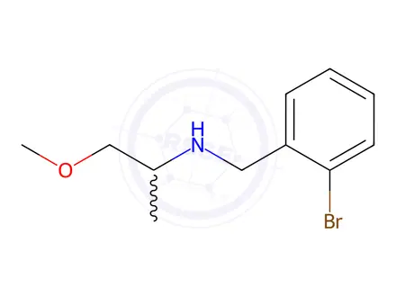 Chemical structure of n-(2-Bromobenzyl)-1-methoxypropan-2-amine