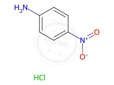 Chemical structure of 4-Nitroaniline Hydrochloride