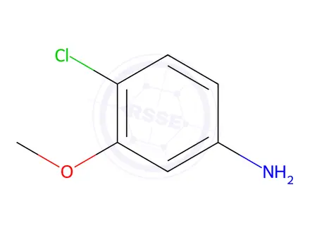 Chemical structure of 4-Chloro-3-methoxyaniline