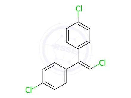 Chemical structure of 1,1-Bis(p-chlorophenyl)-2-chloroethylene