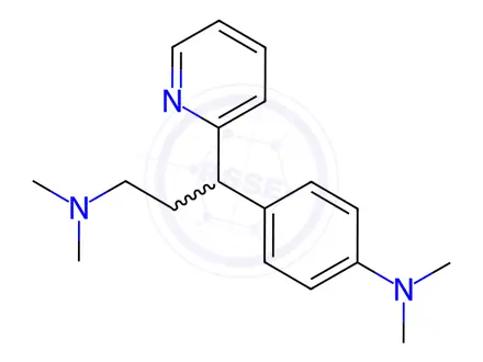 Chemical structure of 4-(3-(Dimethylamino)-1-(pyridin-2-yl)propyl)-N,N-dimethylaniline