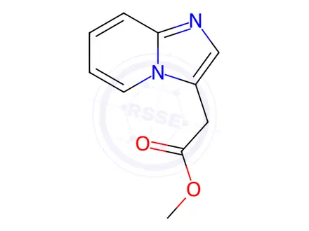 Chemical structure of IMidazo[1,2-a]pyridine-3-acetic acid Methyl ester