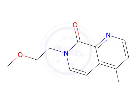 Chemical structure of 4-Bromo-7-(2-methoxyethyl)-1,7-naphthyridin-8(7H)-one