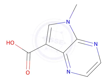 Chemical structure of 5-methyl-5H-pyrrolo[2,3-b]pyrazine-7-carboxylic acid