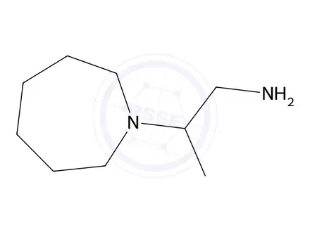 Chemical structure of 2-(azepan-1-yl)propan-1-amine