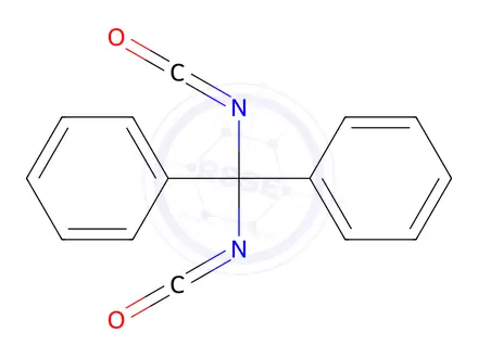 Chemical structure of DIPHENYLMETHYLENEDIISOCYANATE