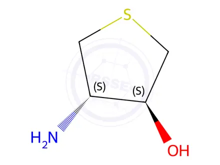 Chemical structure of (3S,4S)-4-Aminotetrahydrothiophen-3-ol