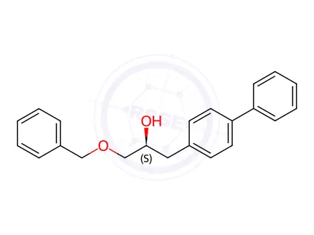 Chemical structure of (S)-1-([1,1'-Biphenyl]-4-yl)-3-(benzyloxy)propan-2-ol