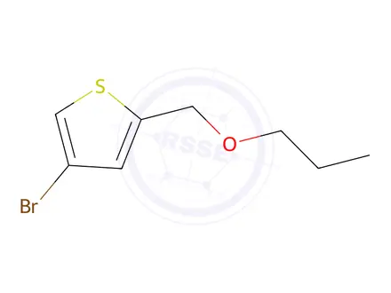 Chemical structure of 4-Bromo-2-(propoxymethyl)thiophene