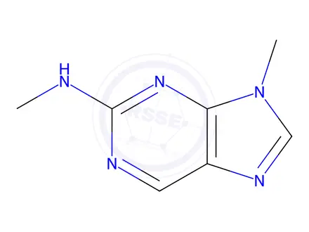Chemical structure of N,9-Dimethyl-9H-purin-2-amine