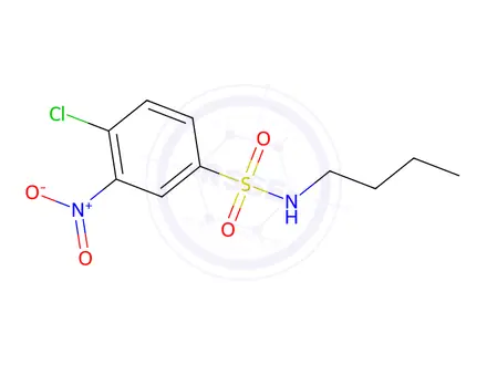 Chemical structure of N-Butyl-4-chloro-3-nitrobenzenesulfonamide