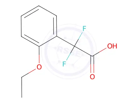 Chemical structure of 2-(2-ethoxyphenyl)-2,2-difluoroacetic acid