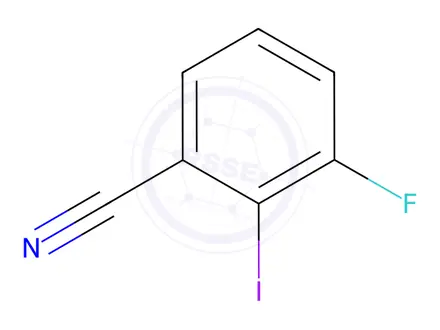 Chemical structure of 3-Fluoro-2-iodobenzonitrile