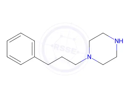 Chemical structure of 1-(3-Phenylpropyl)Piperazine Dihydrochloride, 97%