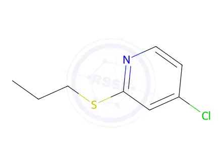 Chemical structure of 4-Chloro-2-(propylthio)pyridine