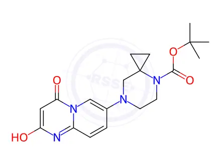 Chemical structure of tert-Butyl 7-(2-hydroxy-4-oxo-4H-pyrido[1,2-a]pyrimidin-7-yl)-4,7-diazaspiro[2.5]octane-4-carboxylate