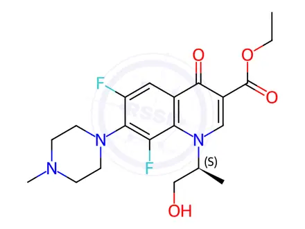 Chemical structure of Levofloxacin Impurity 118