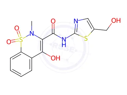 Chemical structure of 5-Hydroxymethyl 5-Desmethyl Meloxicam