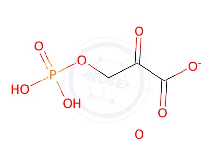 Chemical structure of Hydroxypyruvic Acid Phosphate Barium Salt